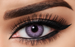 Magic Eye Amethyst Contact Lens | Najaf Lens House