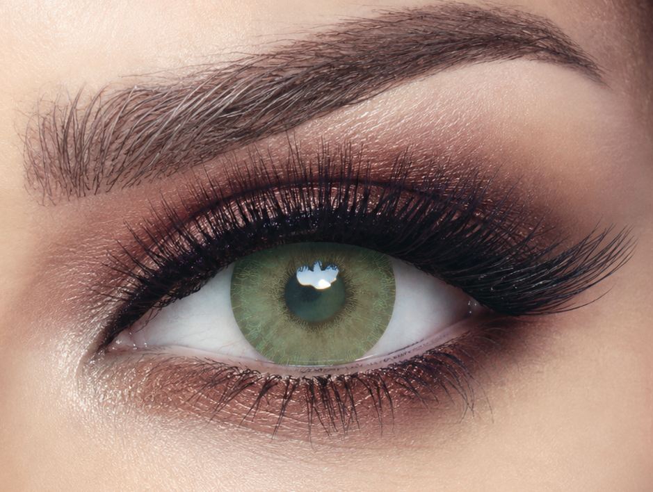 Bella Green Olive Contact Lens | Elite