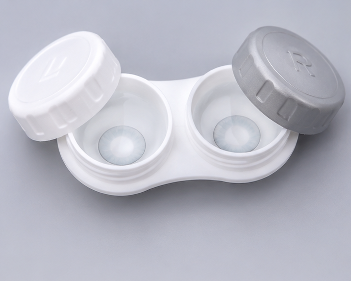 Bella Gray Green Contact Lenses | Natural Look
