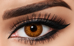 Magic Eye Amber Contact Lens | Najaf Lens House
