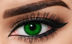 Magic Eye Emerald Green Contact Lens | Najaf Lens House