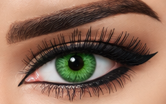Magic Eye Pure Green Contact Lens | Najaf Lens House